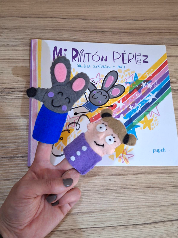 Producto - Mi ratón Pérez Libro+Títeres de dedo