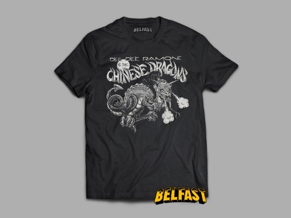 remera dee dee ramone and the chinese dragons cover