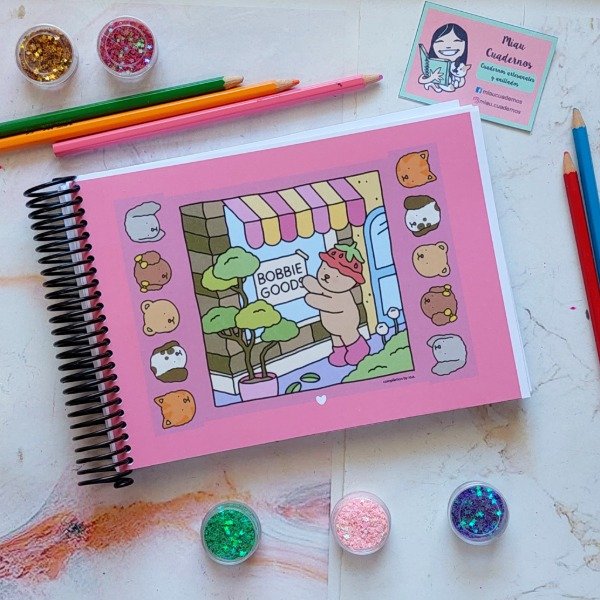 Producto - Cuaderno para pintar -ositos bobbie goods