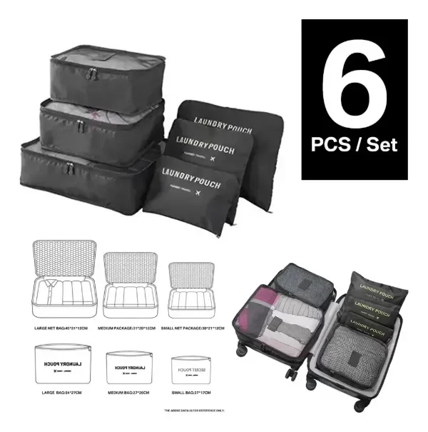 Producto - Set Organizador de Viaje para valija x6 - 4