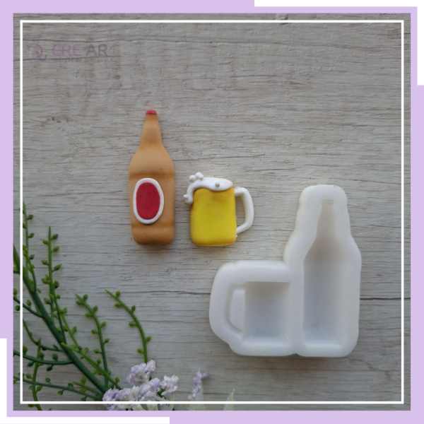 Producto - BOTELLA DE CERVEZA CON JARRA