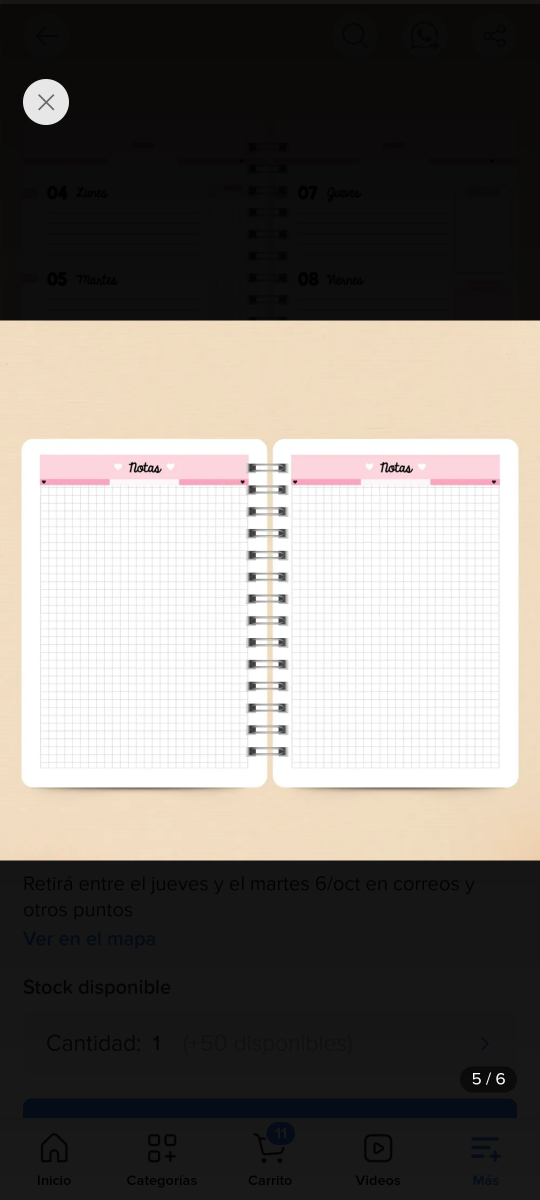Producto - AGENDA SEMANAL SWEET - 3