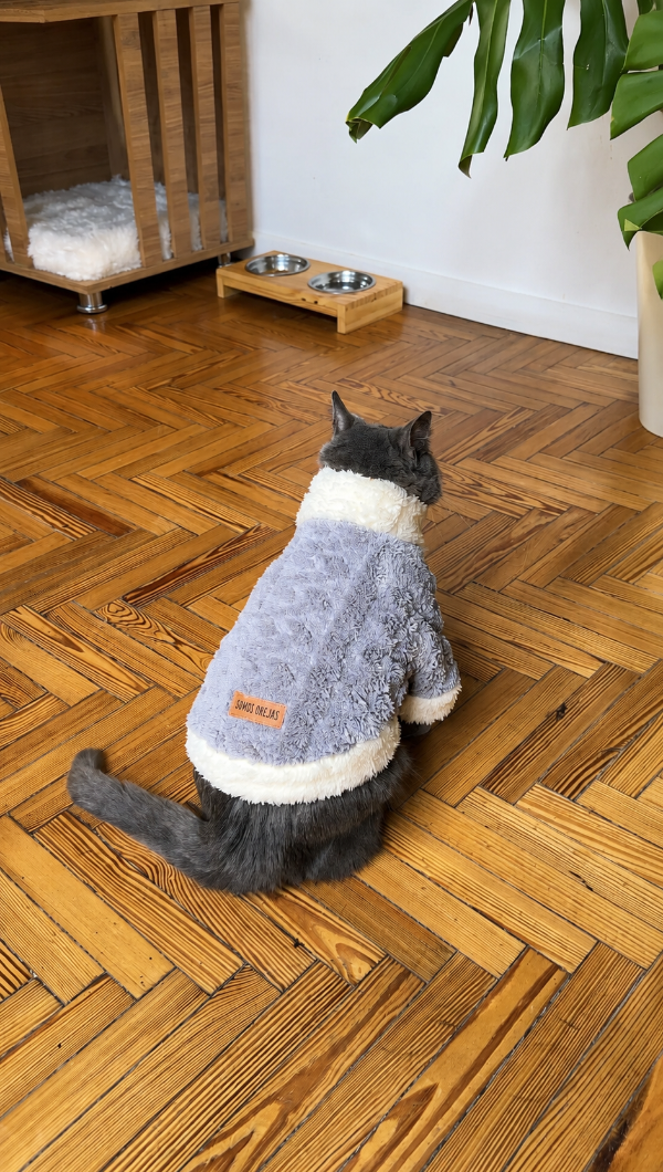 Producto - Buzo premium corderito - Gris