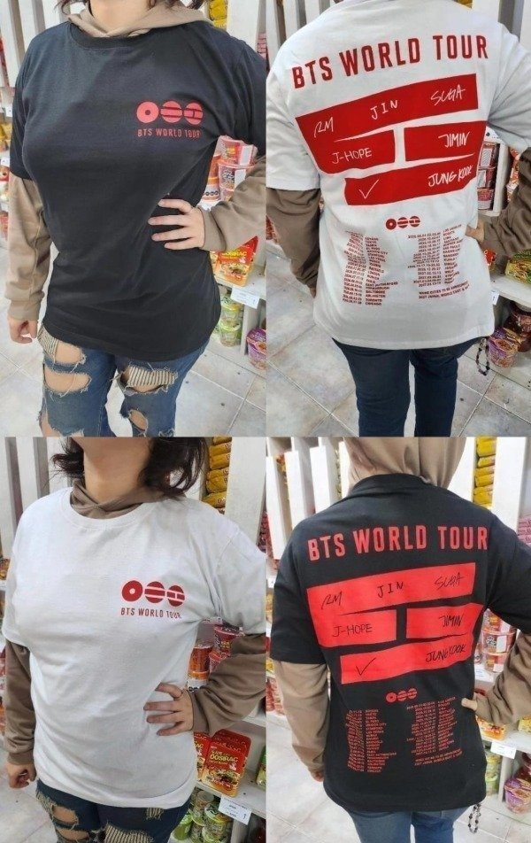 Producto - Remera BTS World Tour (ingrese para elegir)