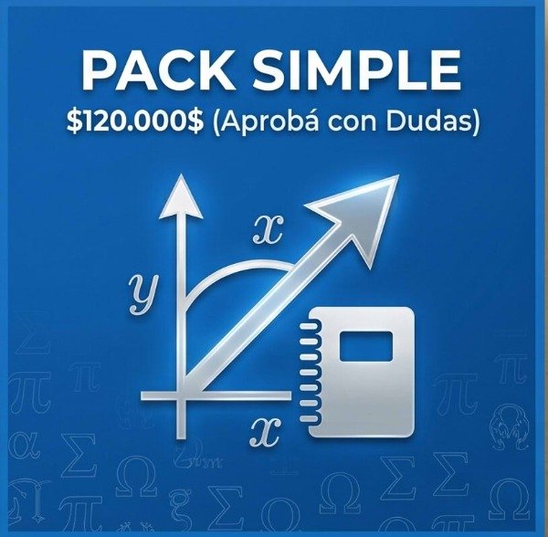 Producto - Pack aprobá simple pero efectivo (recomendado si sólo tenes algunas dudas)