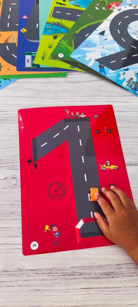 Producto - Pistas de números A4