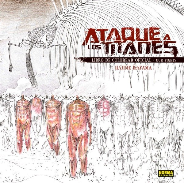 Producto - Ataque a los Titanes Libro para Colorear Oficial