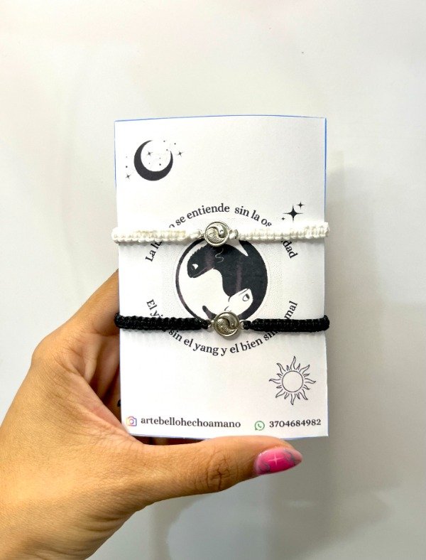 Producto - Dúo de pulseras - Yin Yang