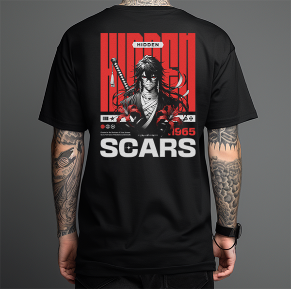 Producto - Remera Oversize Urban Samurai Hidden Scars