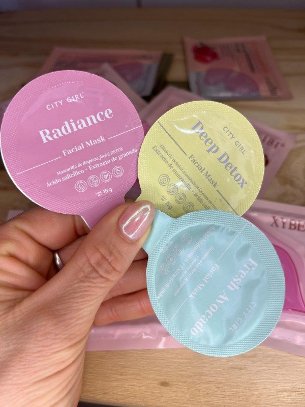 Producto - MASCARILLAS FACIALES CITY GIRL