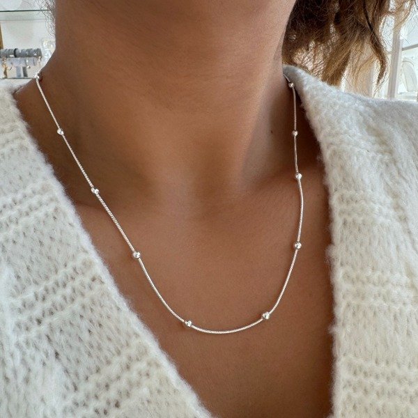 Producto - CADENA CLAPTON CON ESFERAS 1.2MMx50CM