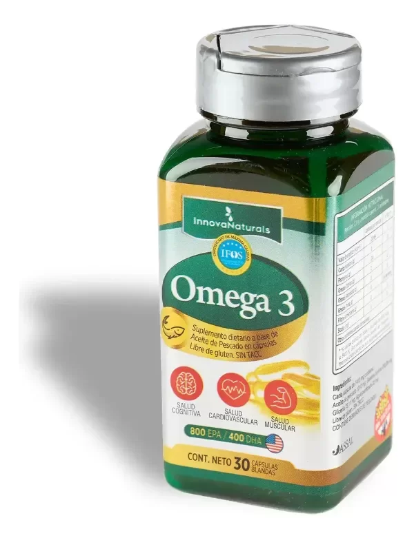 Producto - OMEGA 3 INNOVANATURALS X30 CAPSULAS (CERTIFICACION IFOS)