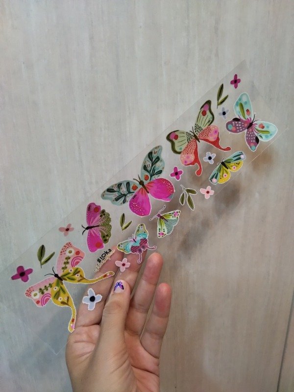 Producto - UV Tiras 8x28cm Mariposas #4