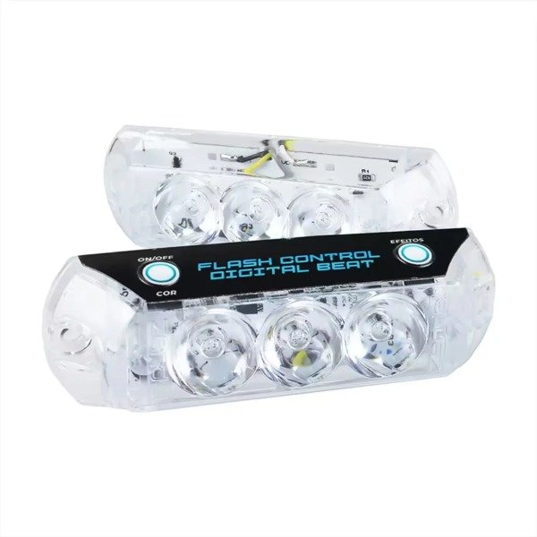 Producto - Zendel Kit Farol Digital Beat - RGB - 2 Faroles