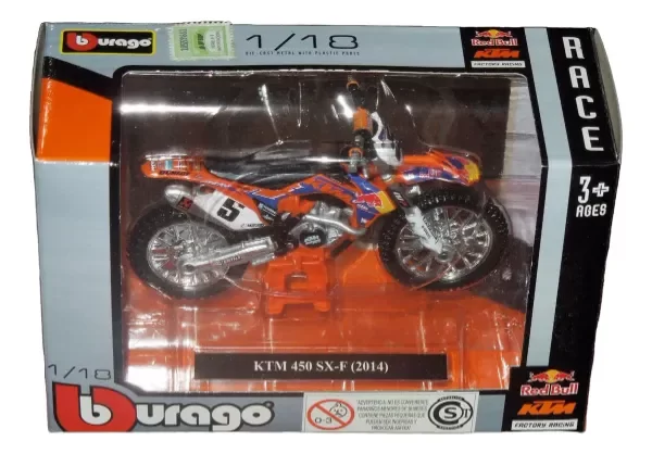 Producto - Bburago Ktm 450 Sxf 2014 1/18