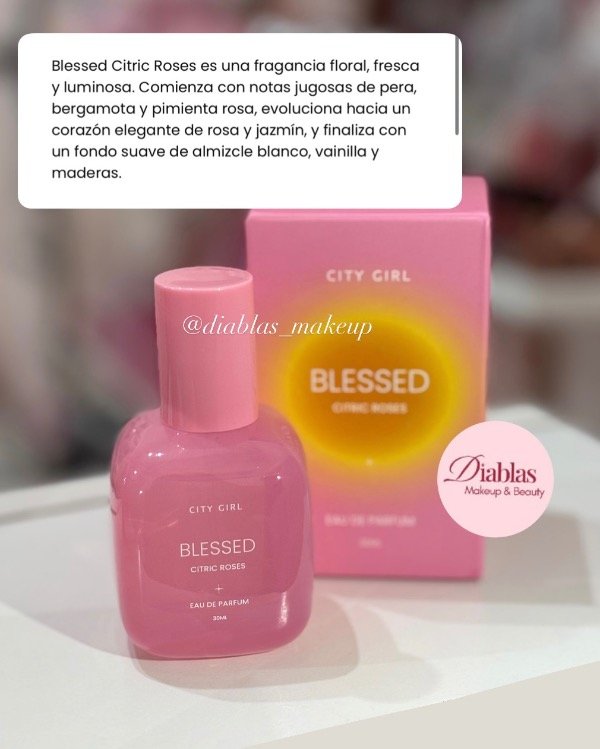 Producto - Perfume Blessed citric roses City Girl 30ml