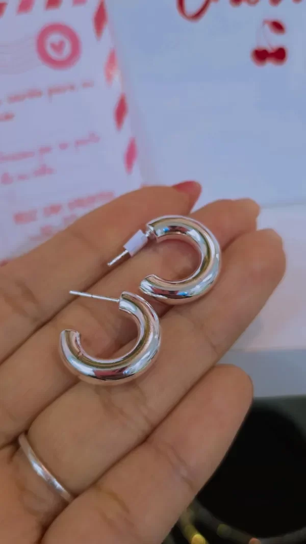 Producto - Aros semi argolla liso AB