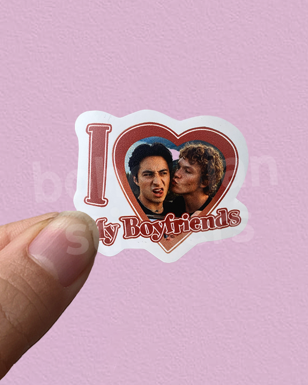 Producto - I LOVE MY BOYFRIENDS - Sticker individual de Heated Rivalry