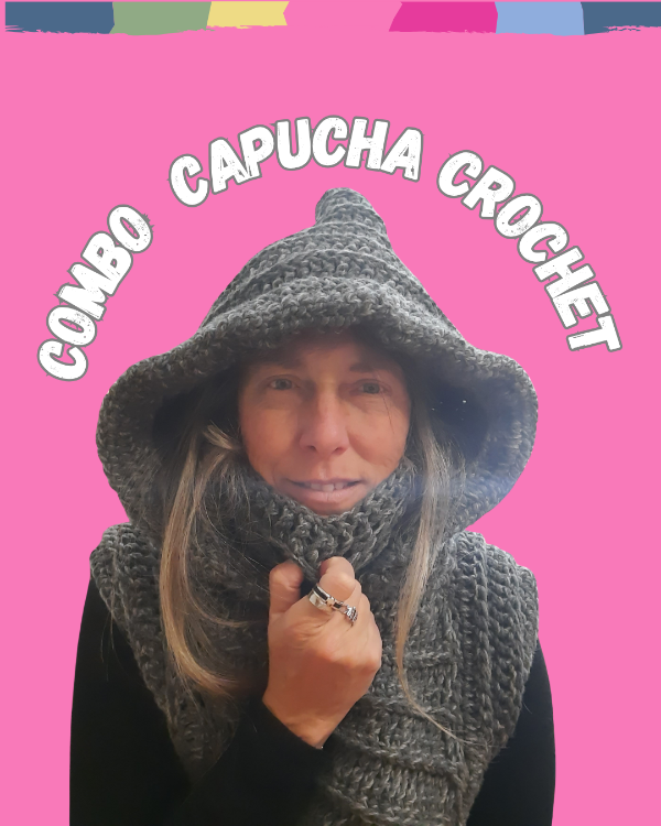 Producto - COMBO PARA TEJER UNA CAPUCHA CROCHET