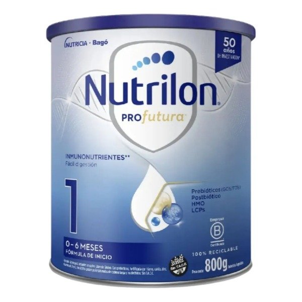 Producto - Leche Nutrilon 1 en Polvo - Lata 800 g - De 0 a 6 Meses
