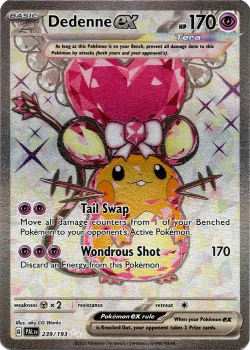 Producto - Dedenne ex - 239/193 - Paldea Evolved - Holo
