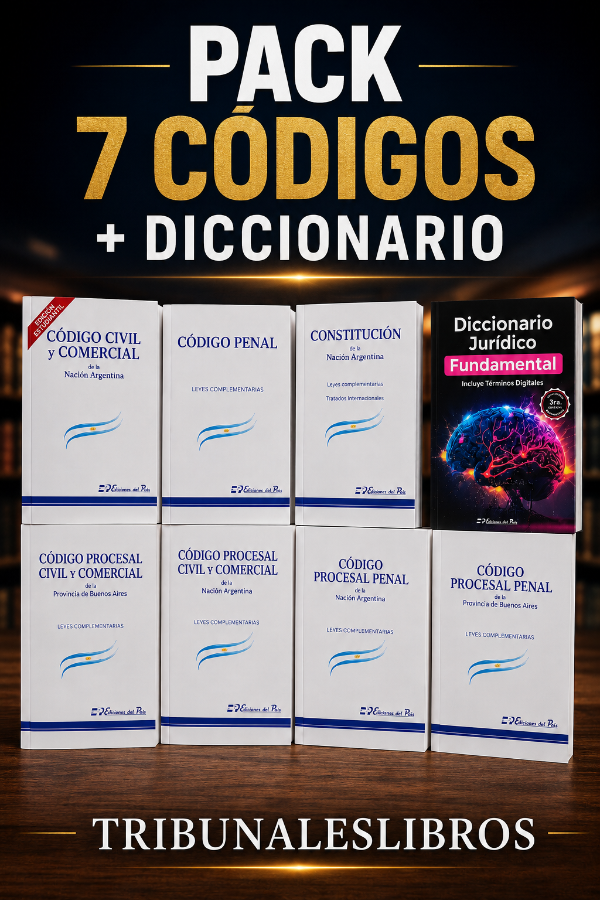 Producto - Pack 7 Códigos Diccionario Jurídico + Sin Piedad de Regalo - 1