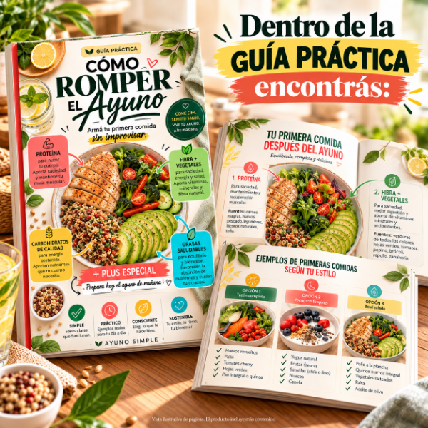 Producto - Cómo Romper el Ayuno + Regalo: Preparación Previa para Ayunar Mejor - 1