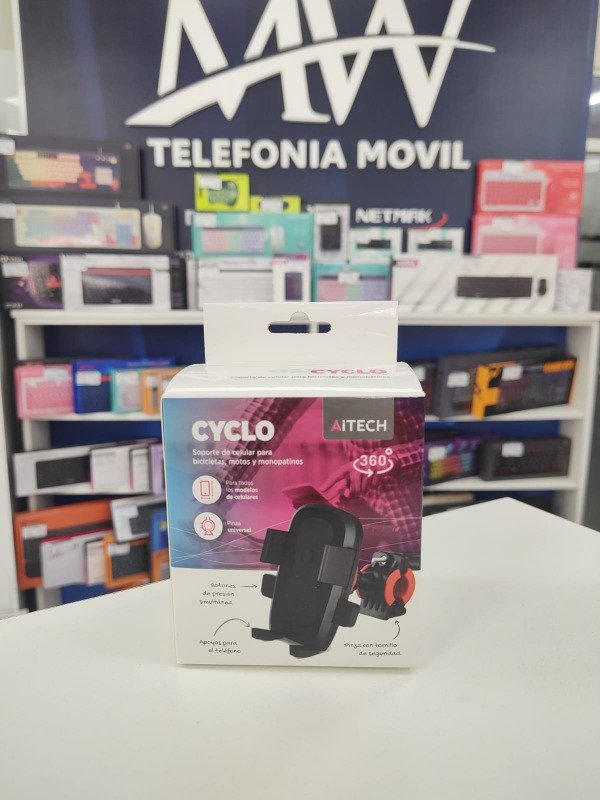 Producto - Soporte Celular Cyclo 360 Con Pinza Aitech AIST030406