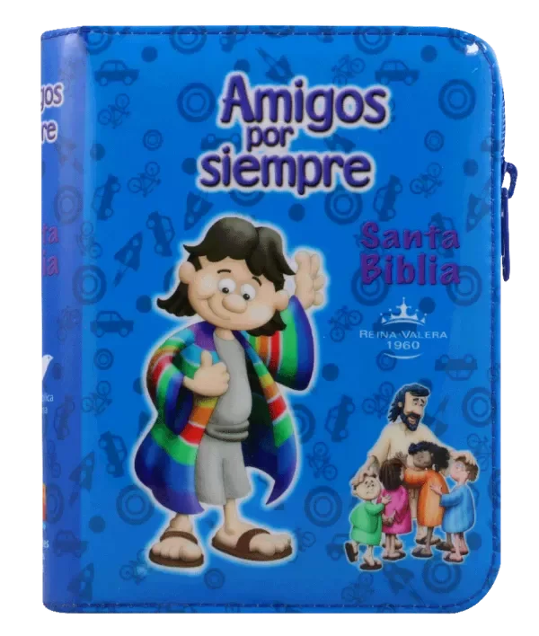 Producto - BIBLIA REINA VALERA 1960 NIÑOS AMIGOS POR SIEMPRE AZUL
