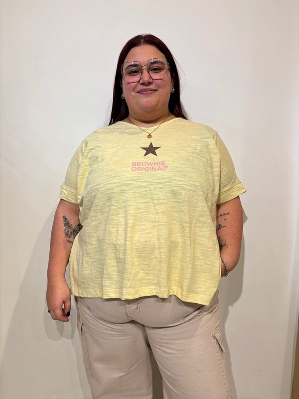 Producto - Remera STAR amarilla