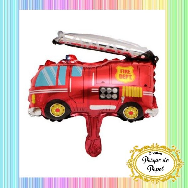 Producto - Globo metalizado Bomberos (45cm)