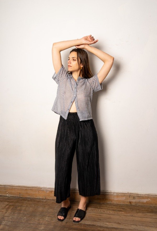 Producto - Pant plisado negro