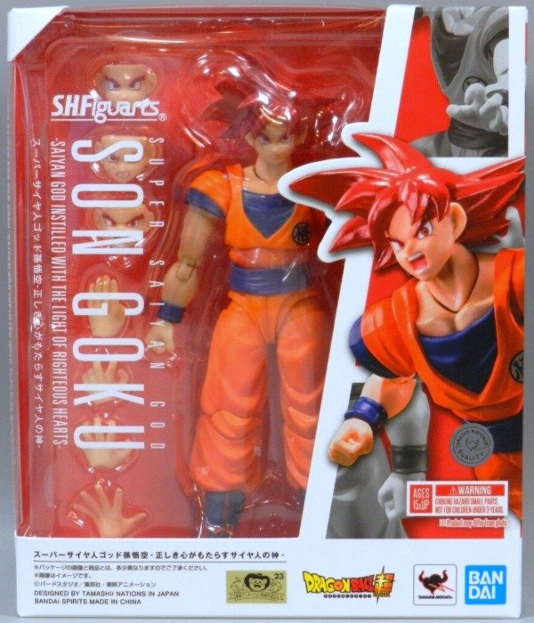 Producto - GOKU SUPER SAIYAN GOD SSJG SH FIGUARTS BANDAI