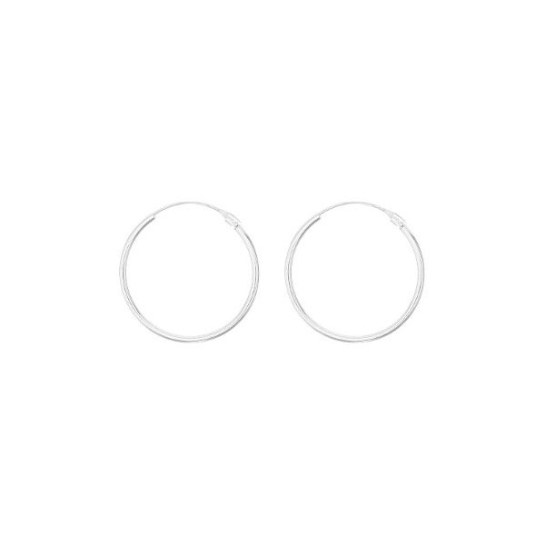 Producto - Aros Argollas Lisas 20 Milímetros - 1.6 mm de Ancho