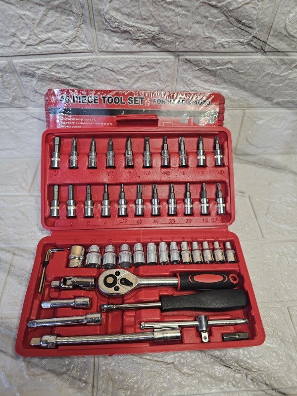 Producto - Set Juego Herramientas De Tubo 46 Piezas