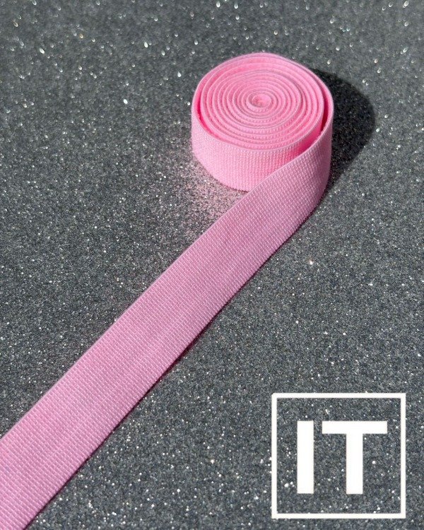 Producto - Elástico bretel importado 16mm rosa navidad (por metro)