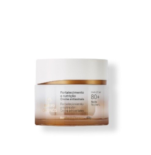 Producto - Crema antiseñales fortalecimiento y nutrición 80+ noche - 40 g - Chronos