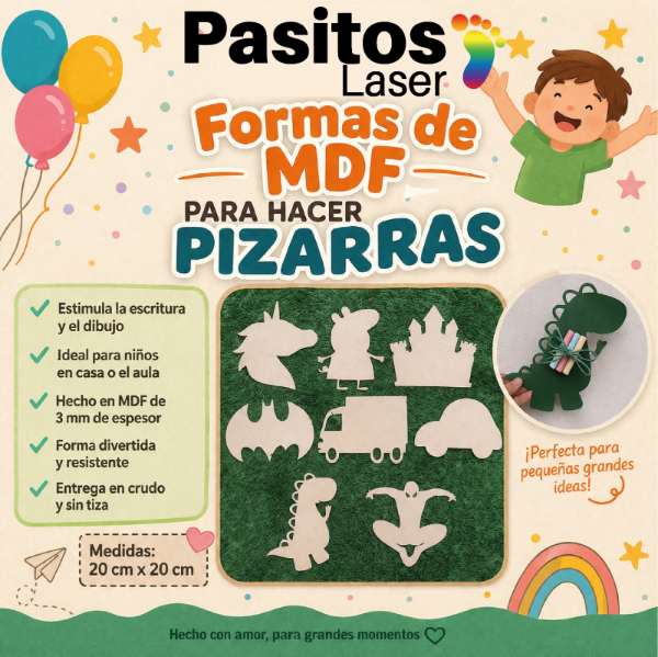 Producto - figuras para hacer pizarras - 0
