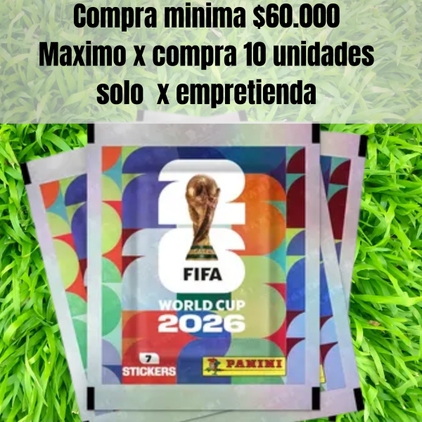 Producto - Figuritas Panini Copa Mundial Fifa 2026 Oficial
