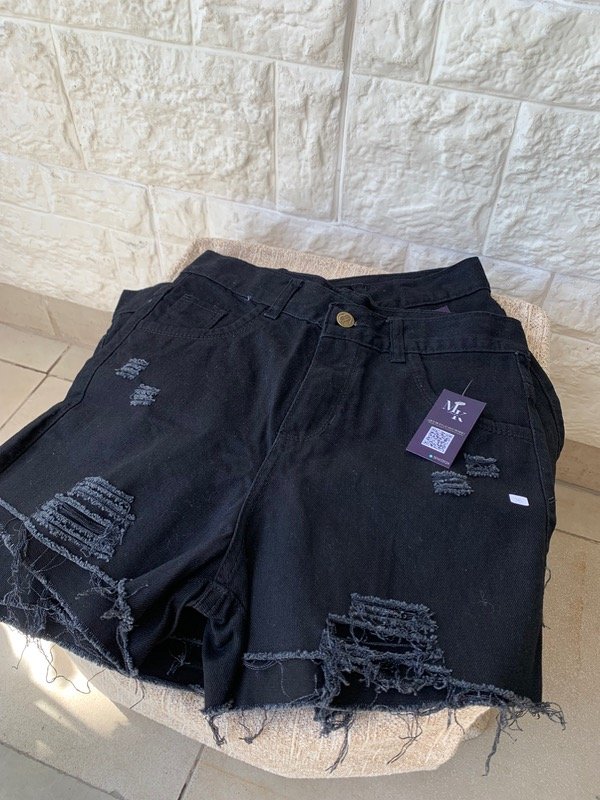 Producto - Short desflecado tiro alto