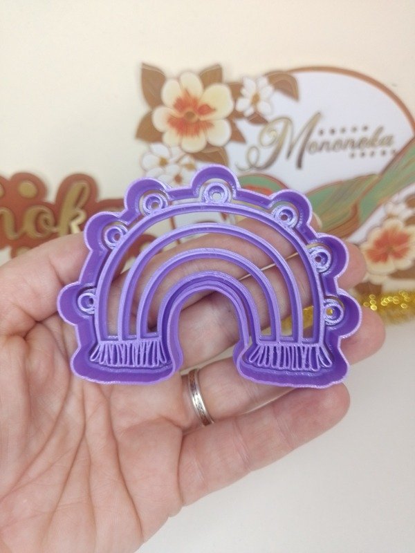 Producto - Cortante Arco Iris con flecos