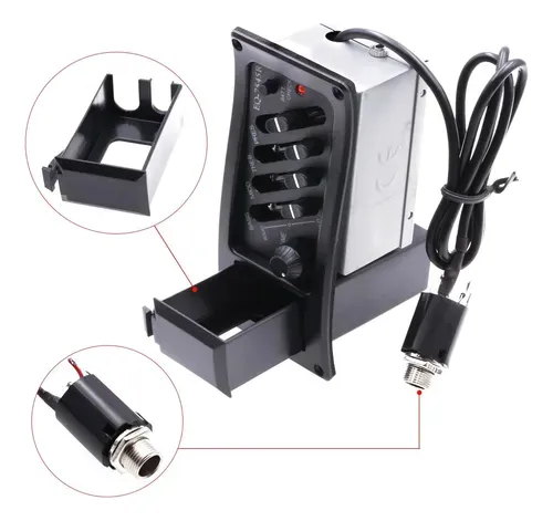 Producto - Ecualizador De Guitarra 4 Bandas Completo