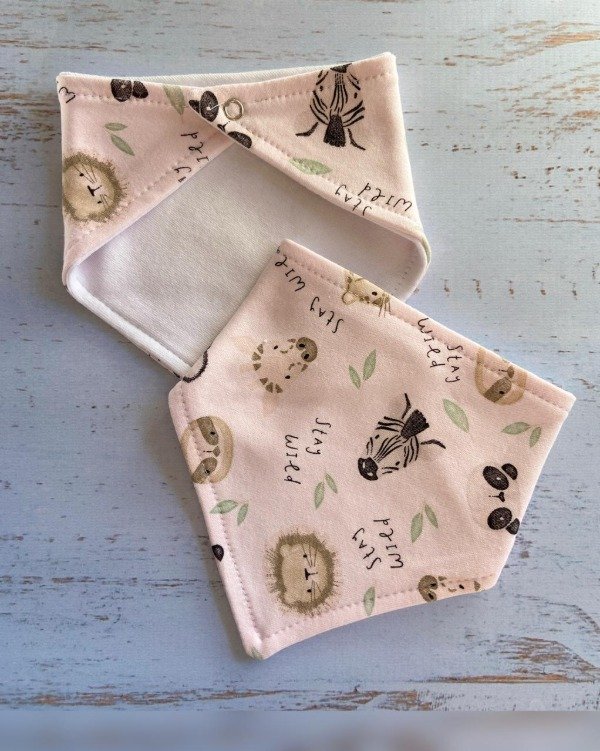 Producto - Babero bandana algodon doble (Selva)