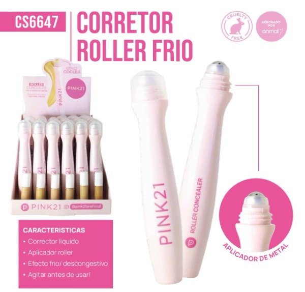 Producto - Corrector Roller Frio PINK 21