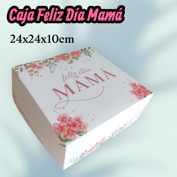 Producto - Caja 20x20x10  Feliz día Mamá cod. 2120
