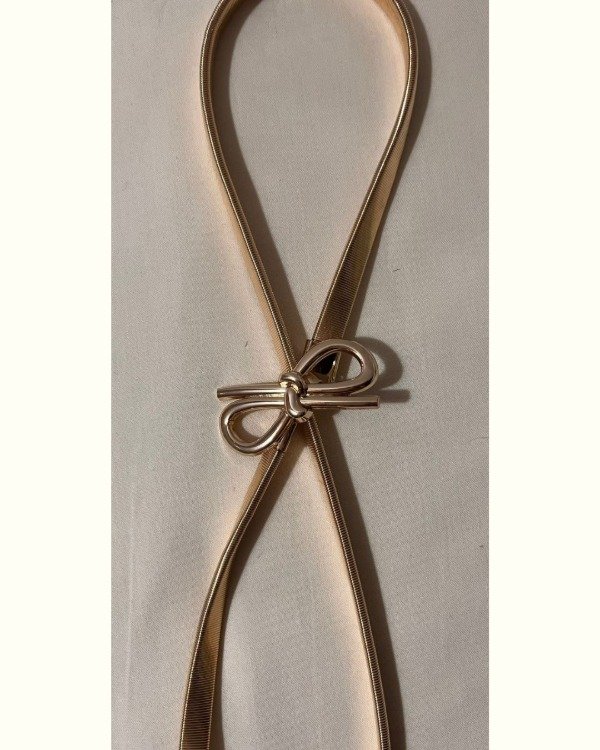 Producto - Cinturon metalic dorado