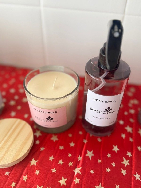 Producto - GLASS CANDLE + HOME SPRAY