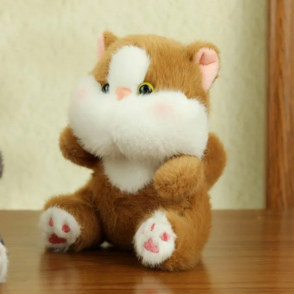 Producto - Llavero gatito marrón kiud 13cm