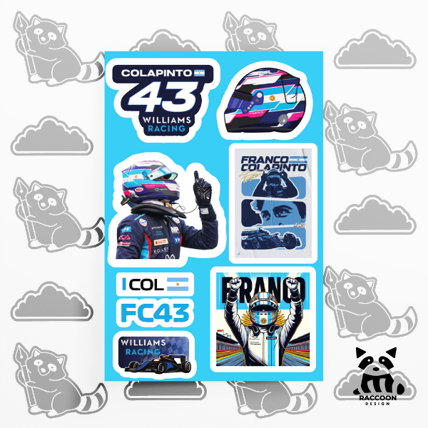 Producto - Plancha de Stickers Colapinto