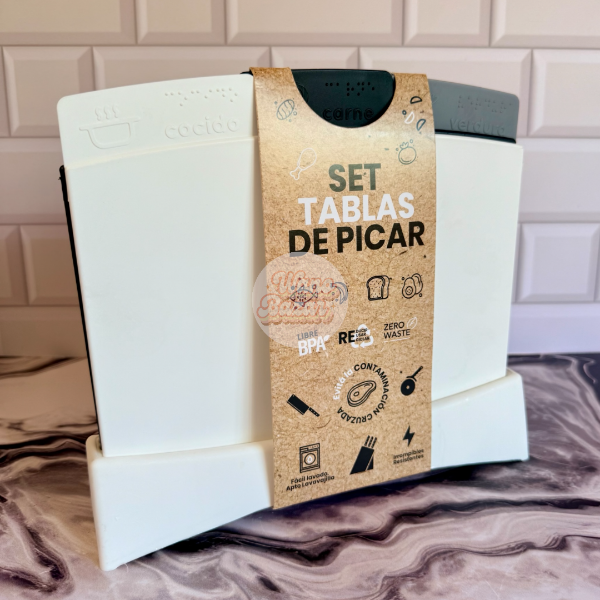 Producto - Tablas de Corte x3 con Soporte